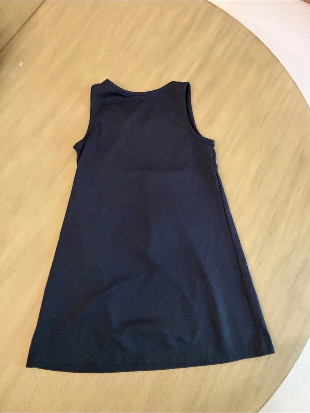 The Children's Place Navy Sleeveless Pleated A-Line Dress